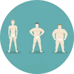 محاسبه تیپ بدنی و انواع تیپ بدنی